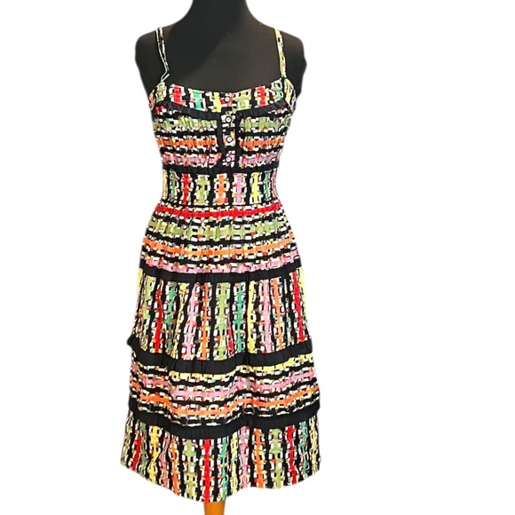 Cynthia Cynthia Steffe multi-tiered Women's Eyelets Dress, Size 4 - Picture 1 of 8